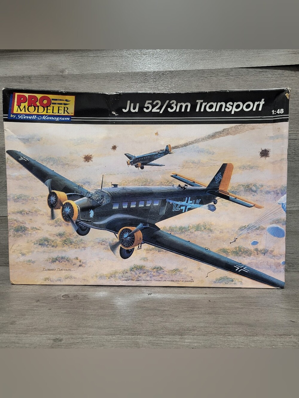 vintage Pro-Modeler by Revell-Monogram 1/48 scale Junkers Ju 52/3m Transport